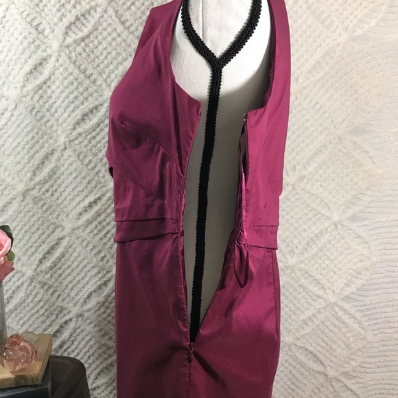 Ann Taylor Petites Ruched Waist Sleeveless Dress - Picture 6 of 8